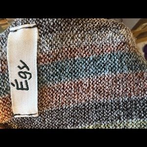 Multi colored sweater dress